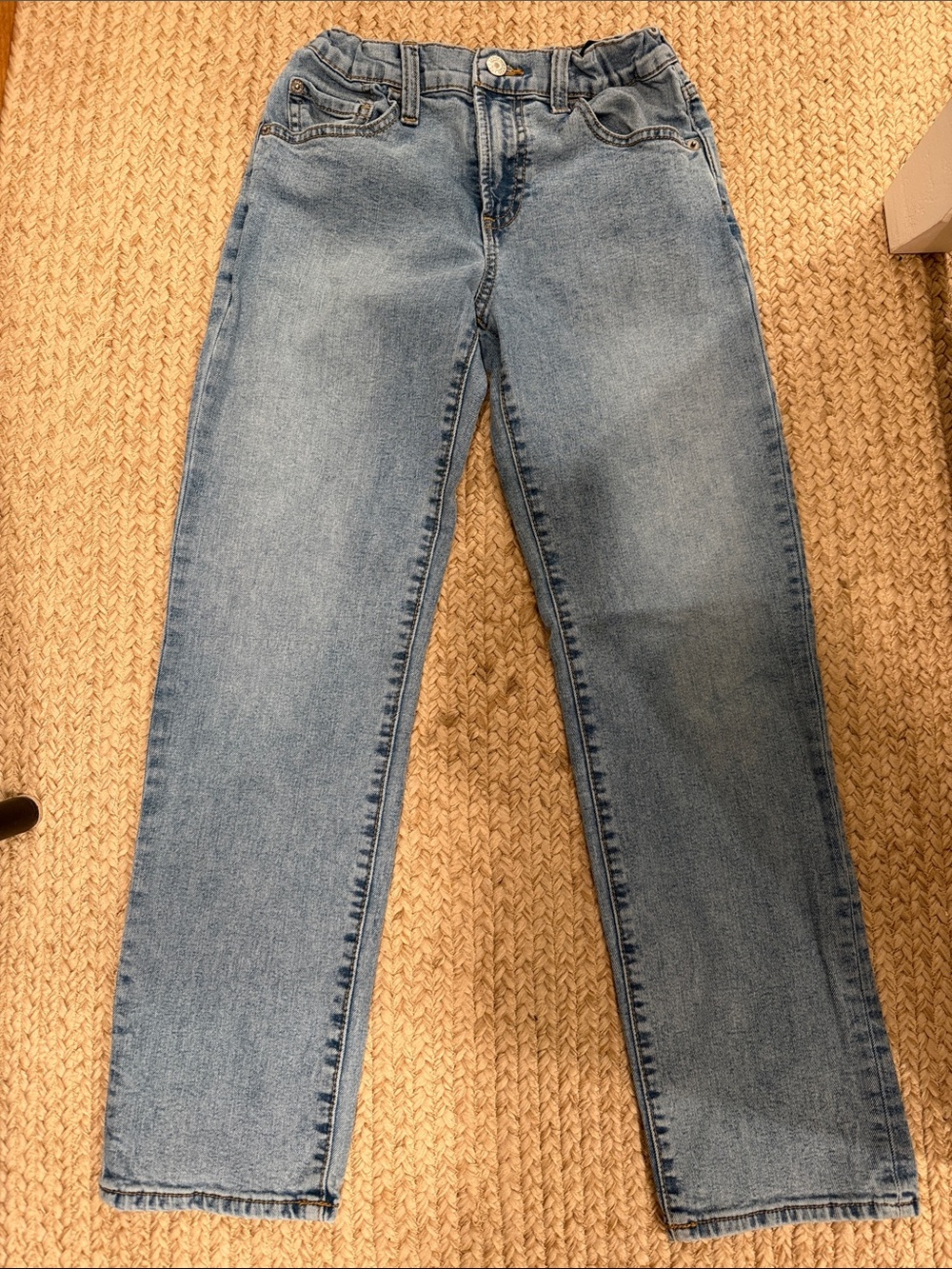 GAP Boys Light Blue Stretch Straight Jeans